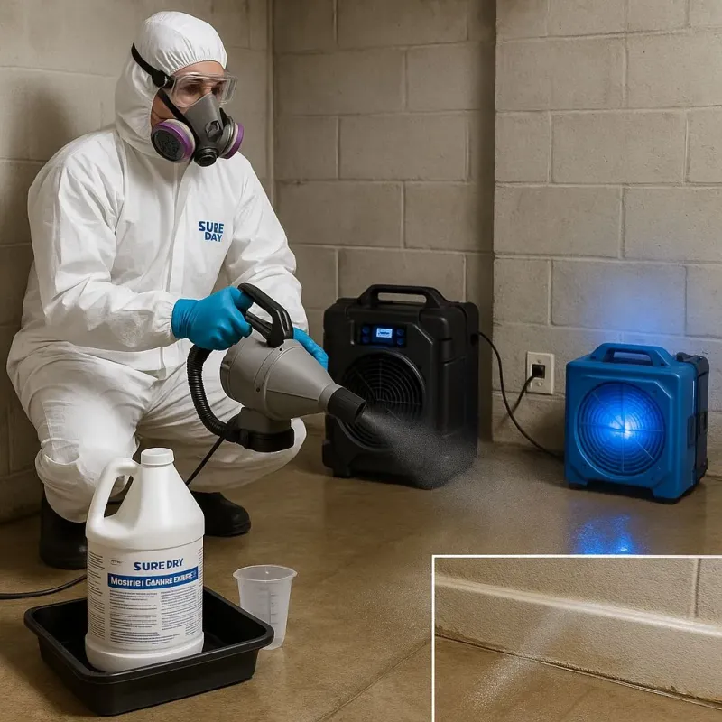 Sanitization and Odor Removal process in Rutherford County, TN